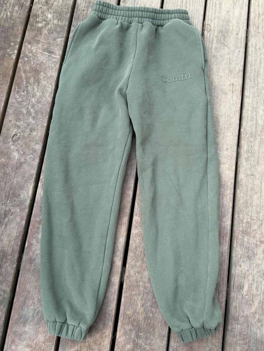 Comfrt Cozy Olive Green Sweatpants - Ultimate Chill Mode!
